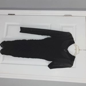 Iris medium black dress